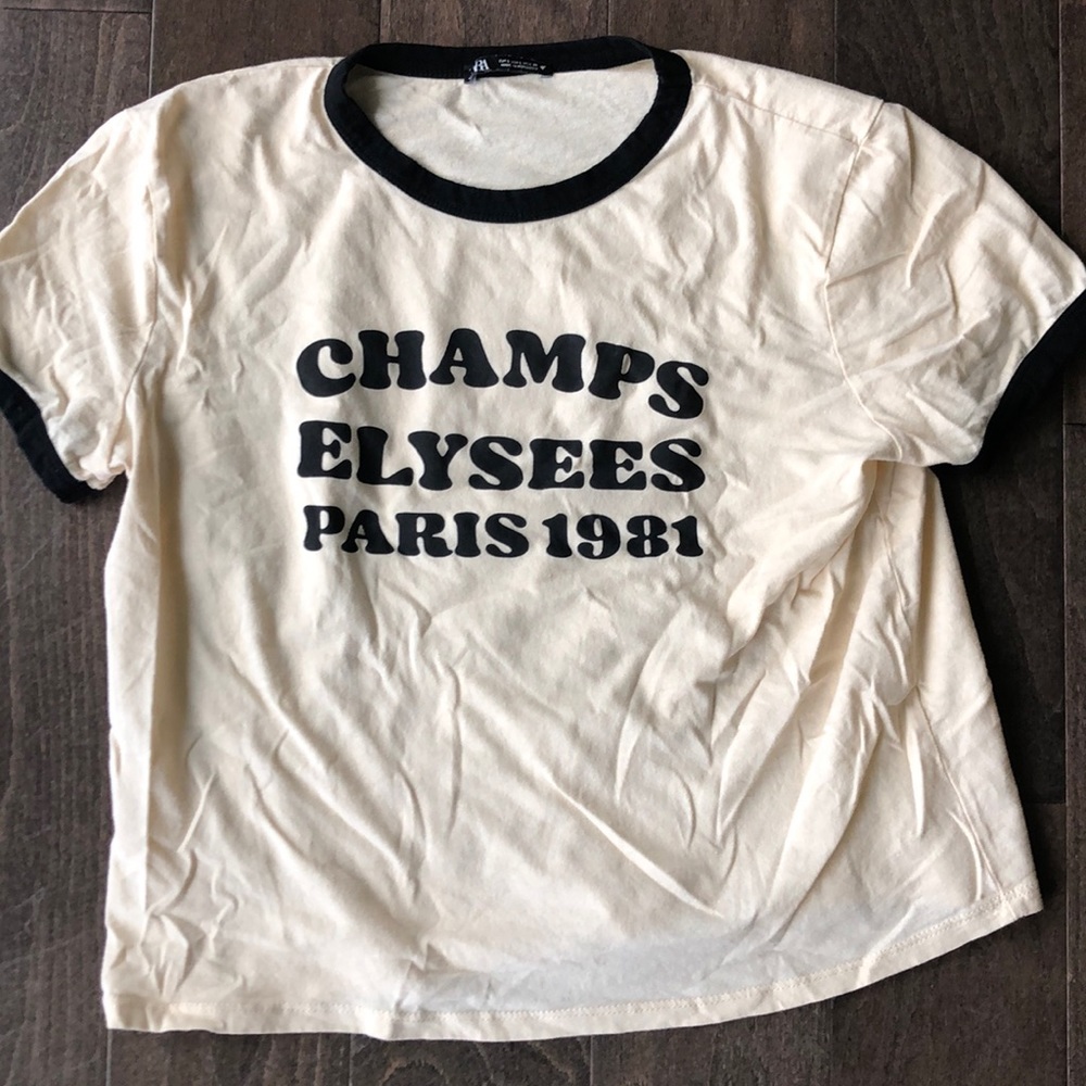 Zara Printed Tee - Large, gently used